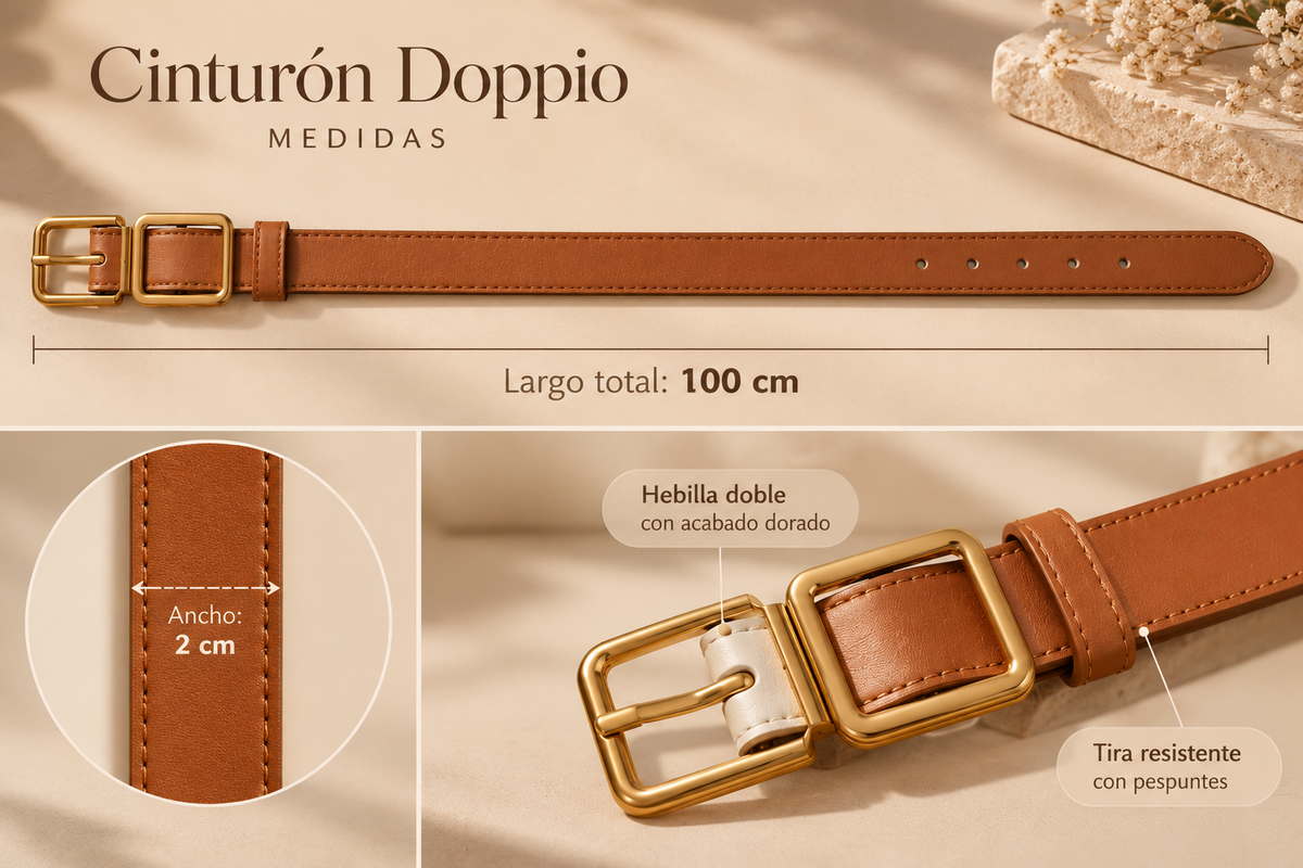 Cinturón Doppio