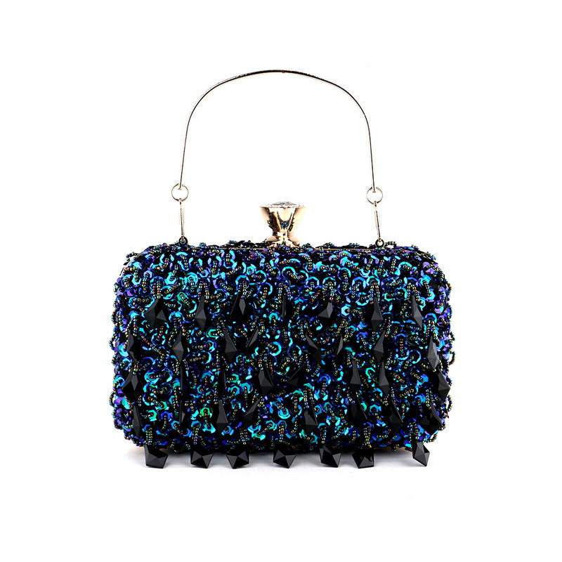 Clutch de noche bordado estilo vintage para banquete