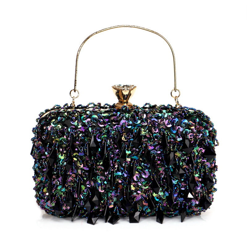 Clutch de noche bordado estilo vintage para banquete