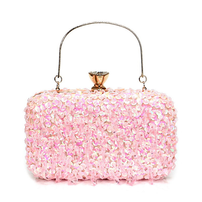 Clutch de noche bordado estilo vintage para banquete