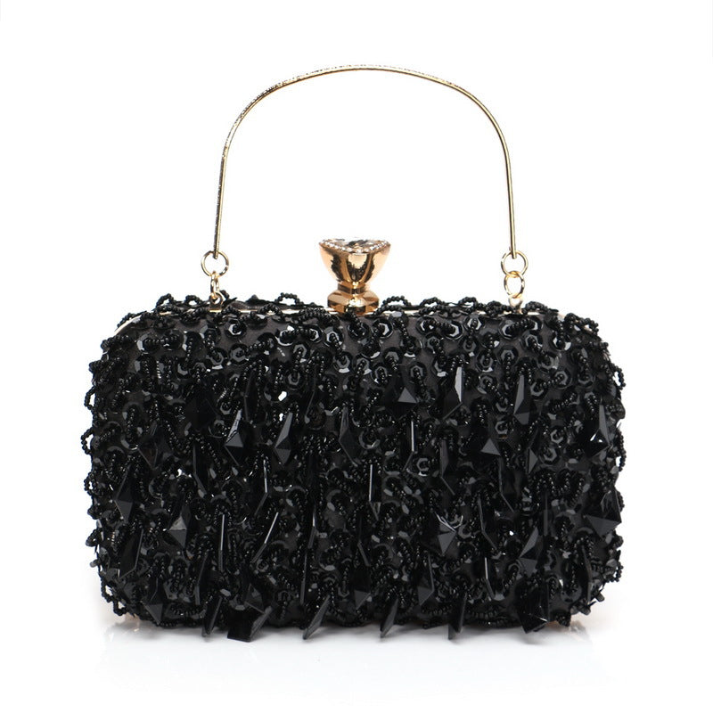 Clutch de noche bordado estilo vintage para banquete